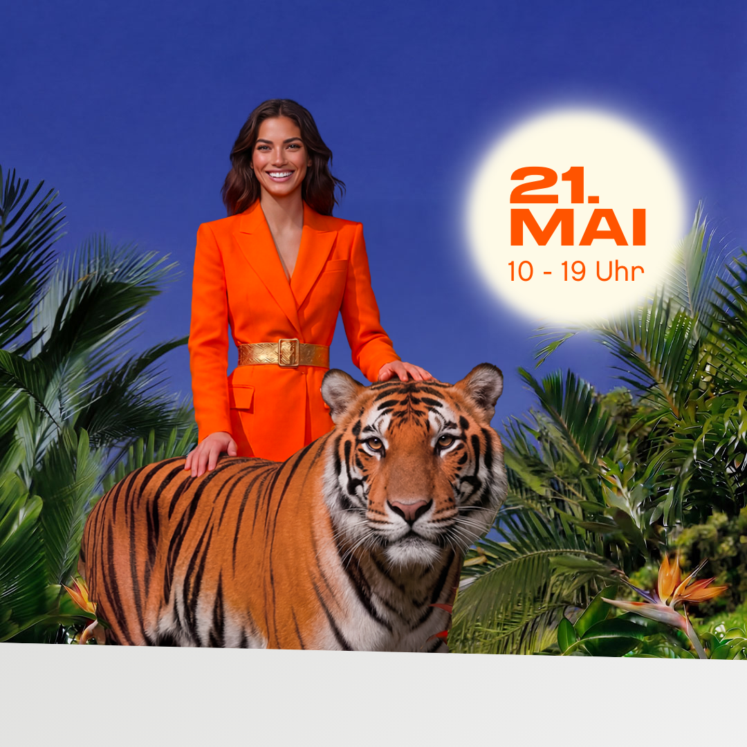 femme avec un tigre